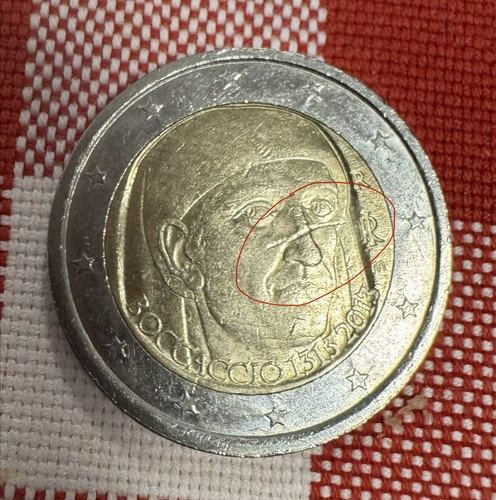 Moneta euro rara - da,