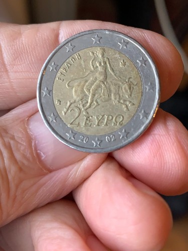 Moneta euro grecia 2002 - ,
