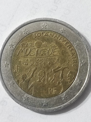 Moneta rara euro francese - da, 2