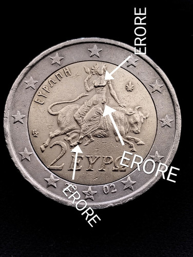 Lot grecia 2 euro con - -,