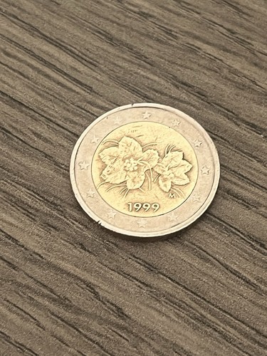 Moneta euro rara finland - moneta,