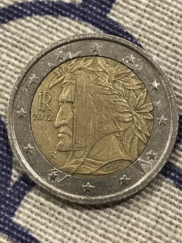 Moneta euro di dante - euro,