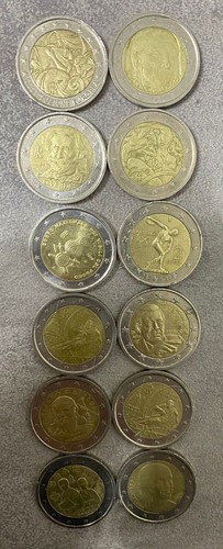Stock monete euro - monete, rare